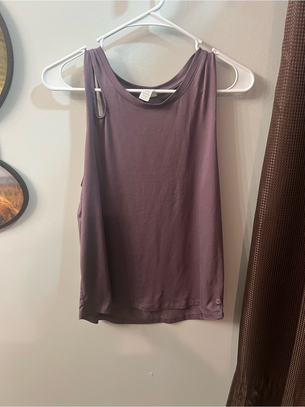 Balance Collection Mauve Purple Scoop Neck Tank Top